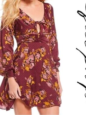 Free People Morning Light Mini Dress